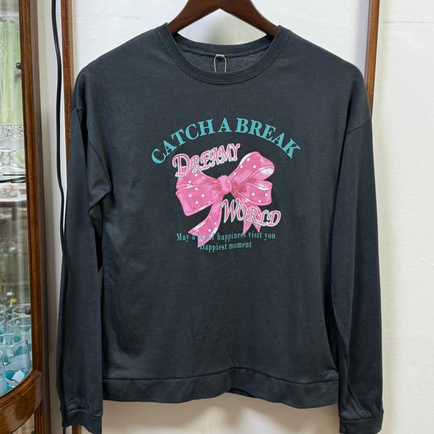 챠콜 리본 슬리브