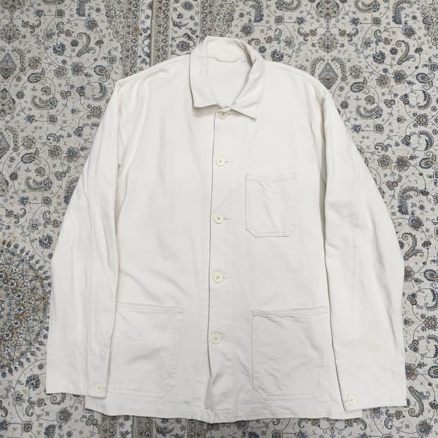 유니클로 면 워크 자켓 L