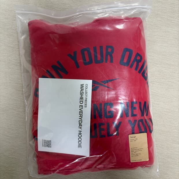 [L]컬렉트피시스 리복 OYO 후드티