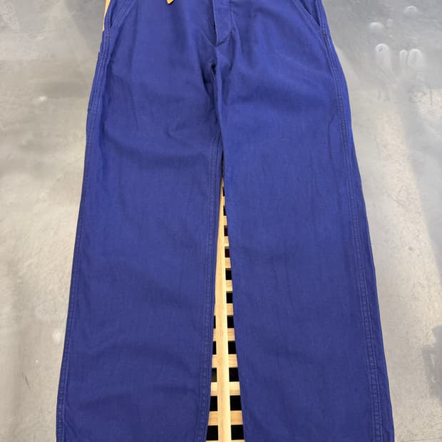 OLD MODEL PURPLE NAVY VINTAGE 프렌치워크팬츠