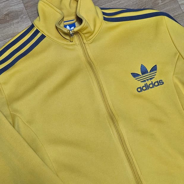 아디다스 파이어버드 트랙탑 옐로우 110