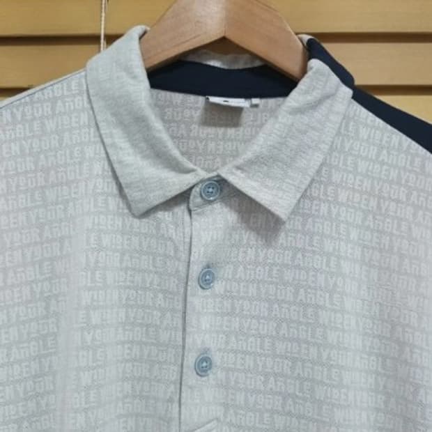 와이드앵글 남성 반팔카라티셔츠 110사이즈