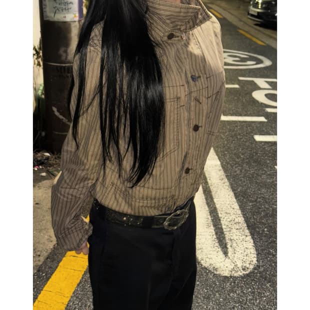 90s 쉐비뇽 사파리 셔츠자켓