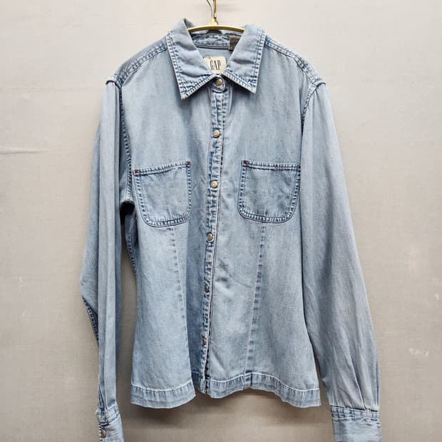 GAP 갭 투포켓 데님 셔츠 M(M)