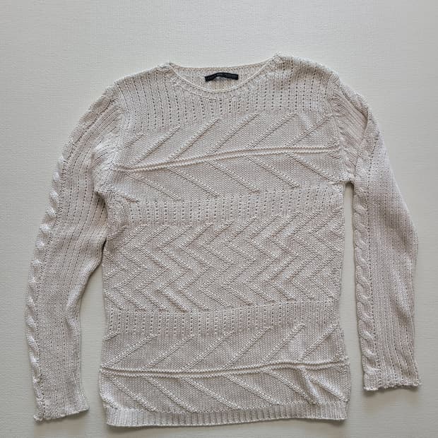 자라맨 ZARAMAN 글로우 니트 105 아이보리