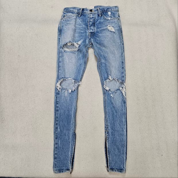 피어오브갓 4th 디스트로이드 데님 팬츠