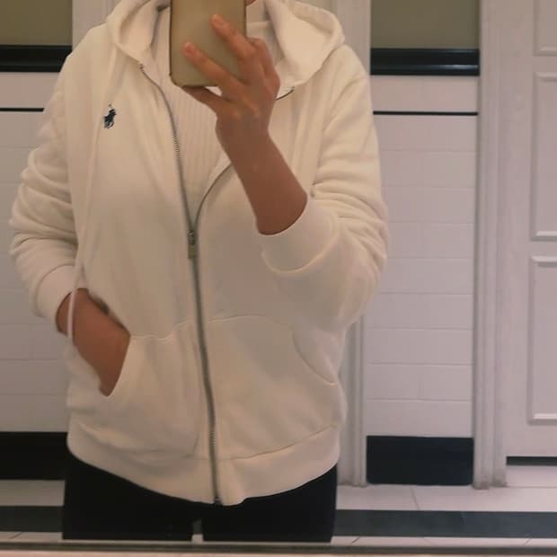 폴로랄프로렌지퍼가디건