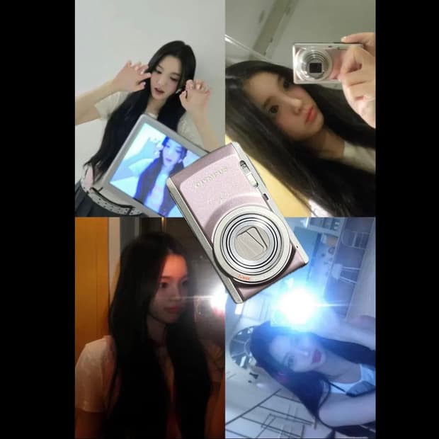 하투하 디카 올림푸스 뮤 7040 초 레어 핑크