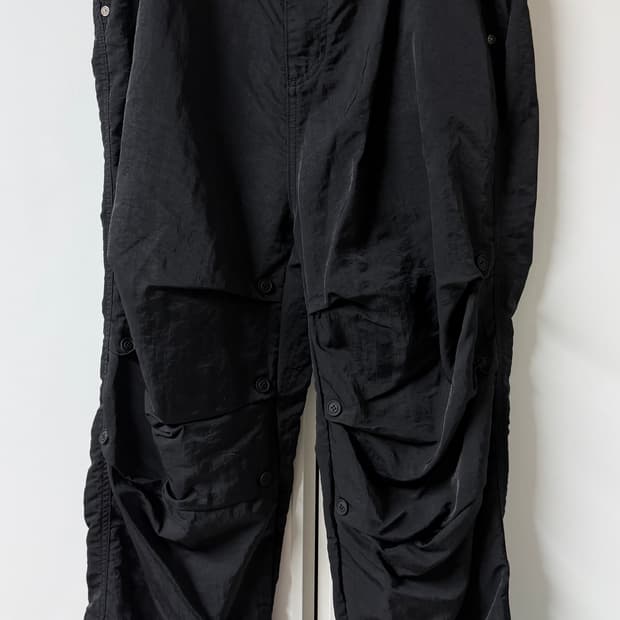 록히드마틴 블랙 나일론 팬츠