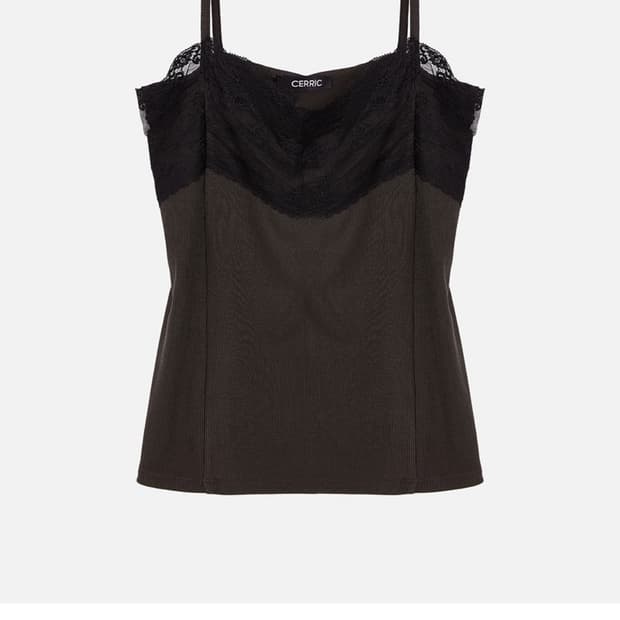 세릭 레이스트림 슬리브리스 브라운 나시탑