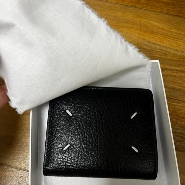 메종 마르지엘라 반지갑 블랙 