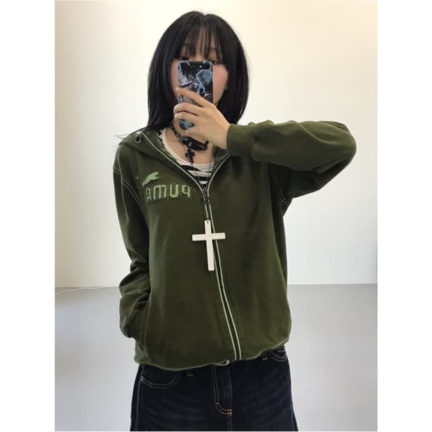 Puma Cotton Zip Up Hoodies
