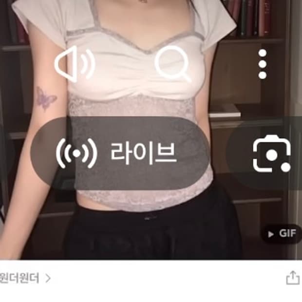 원더원더 키제 레이스 펀칭 배색 셔링 반팔 티셔츠 구해요