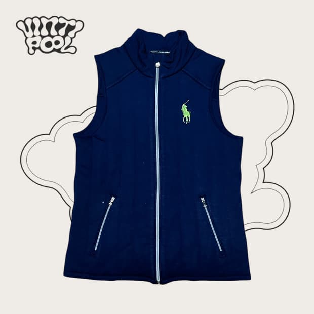 폴로 랄프로렌 골프 조끼 집업
