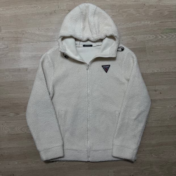 게스 뽀글이 후리스 자켓