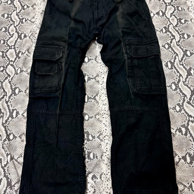 “Vintage” Black Cargo Pants