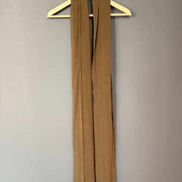 디올옴므 05ss 컬렉션 거즈 롱 머플러 카키 브라운