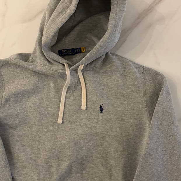 폴로 최신형 QR 그레이 후드티 L 100