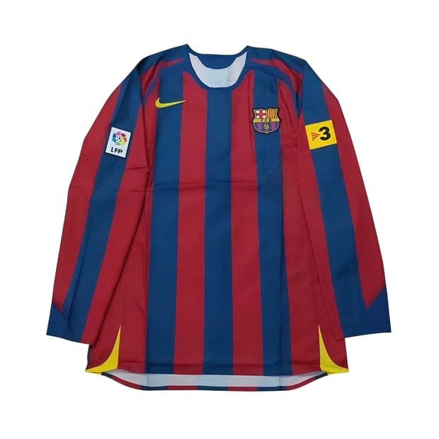 05/06 바르셀로나 리이슈 홈 긴팔 유니폼