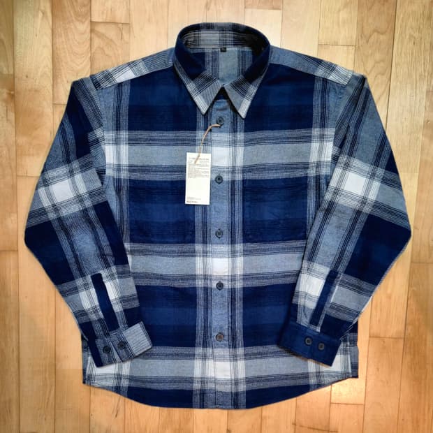 무인양품 플란넬 셔츠 자켓 L 새제품
