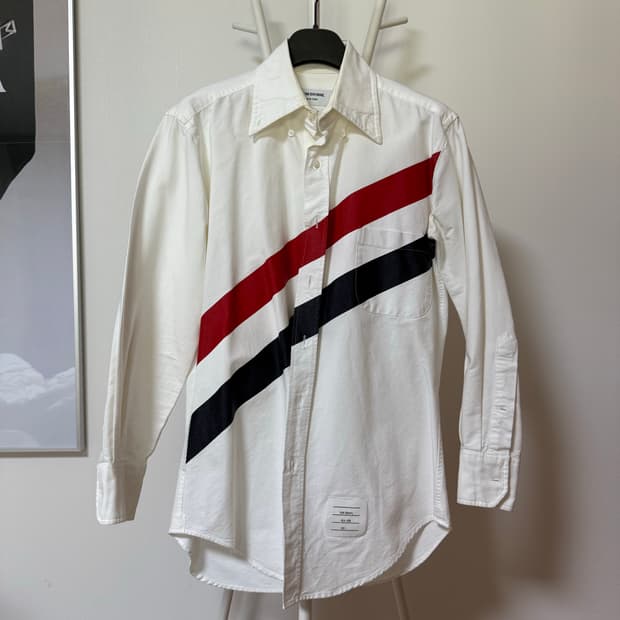 프린팅 옥스퍼드 셔츠