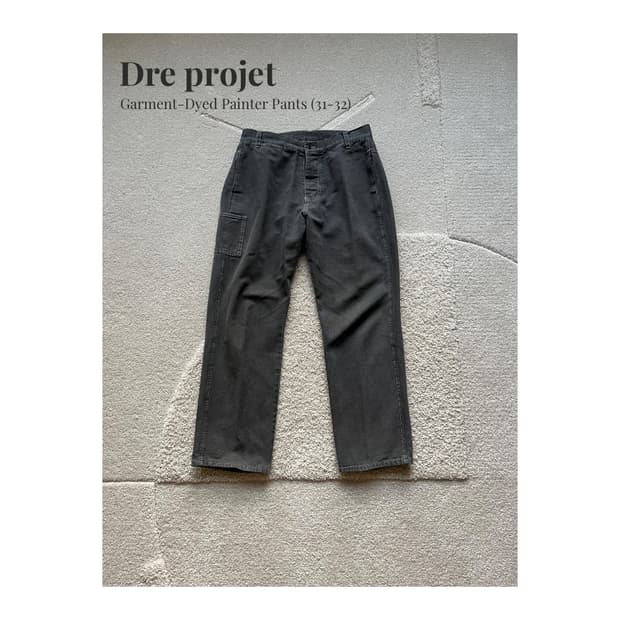 Dre projet 가먼트다잉 페인터 팬츠 (31-32)