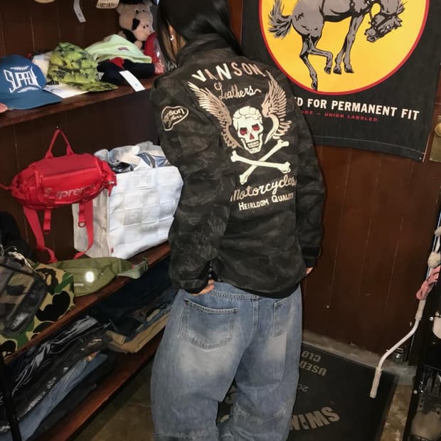 밴슨 M65 하이넥 카모패턴 자수패치 자켓 ( 새상품 ) 