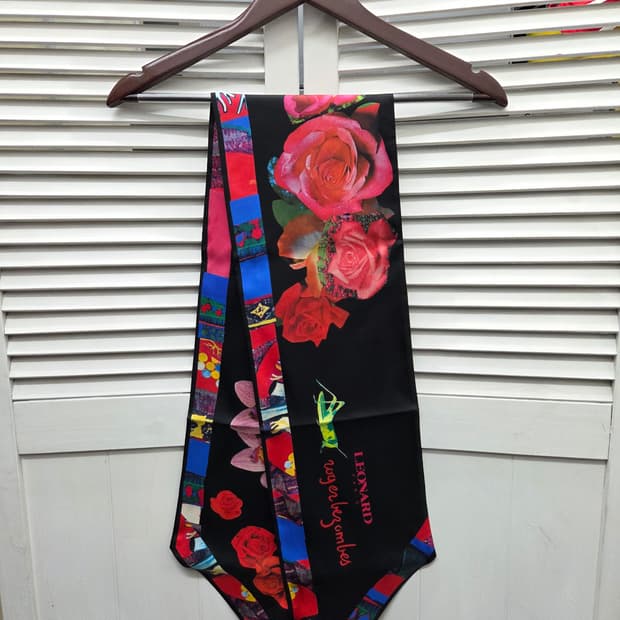 레오나드 실크 스카프 새제품