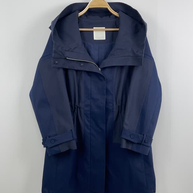 구호[KUHO] 하이넥 배색 후드 사파리 점퍼