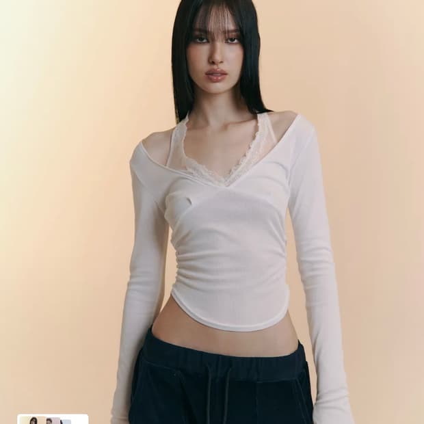 플노팔 amelia 아멜리아 레이스 홀터탑 삽니다