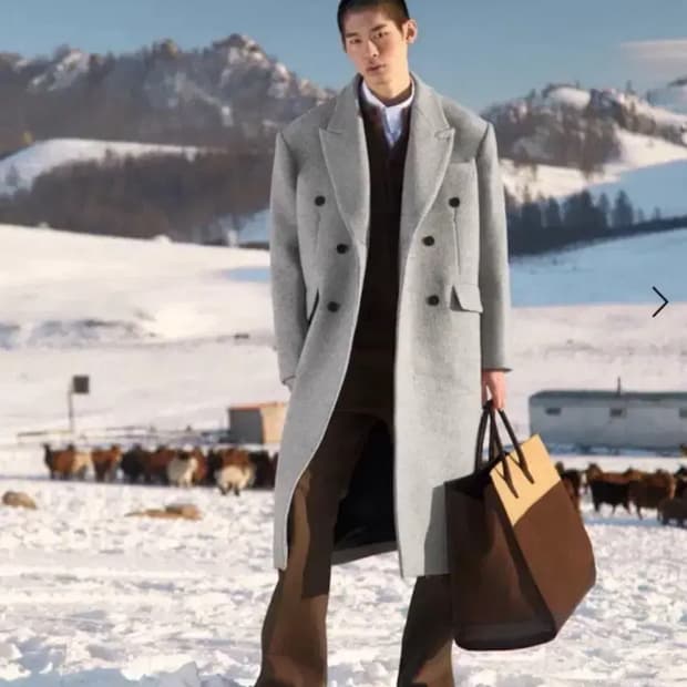 Stu 그레이 코트 L