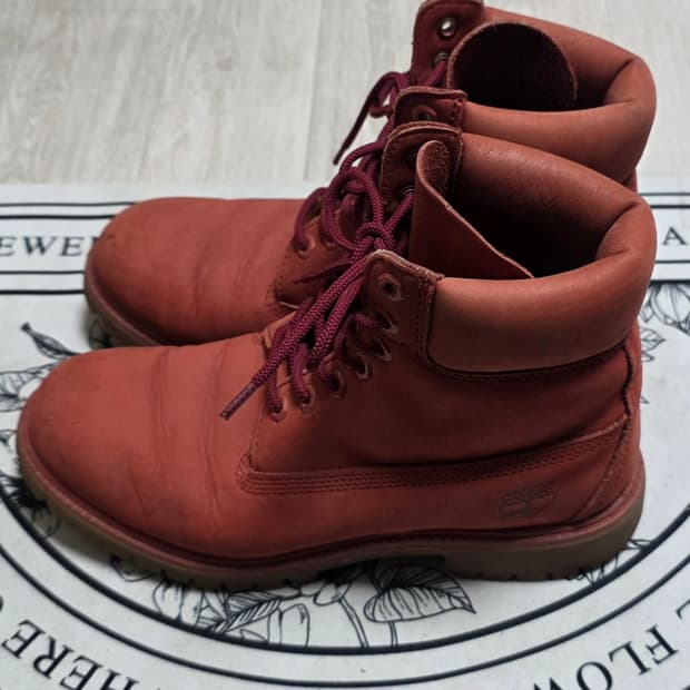 [255~260]팀버랜드 6인치 워터프루프 레드 부츠