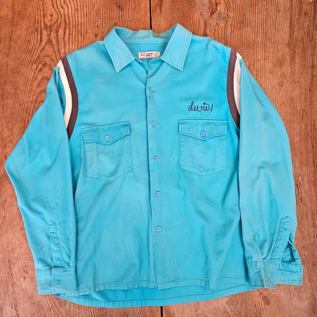 빈티지 워크 셔츠 