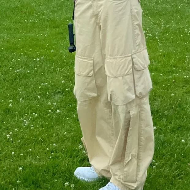 ZARA 자라 베이지 카고팬츠 38