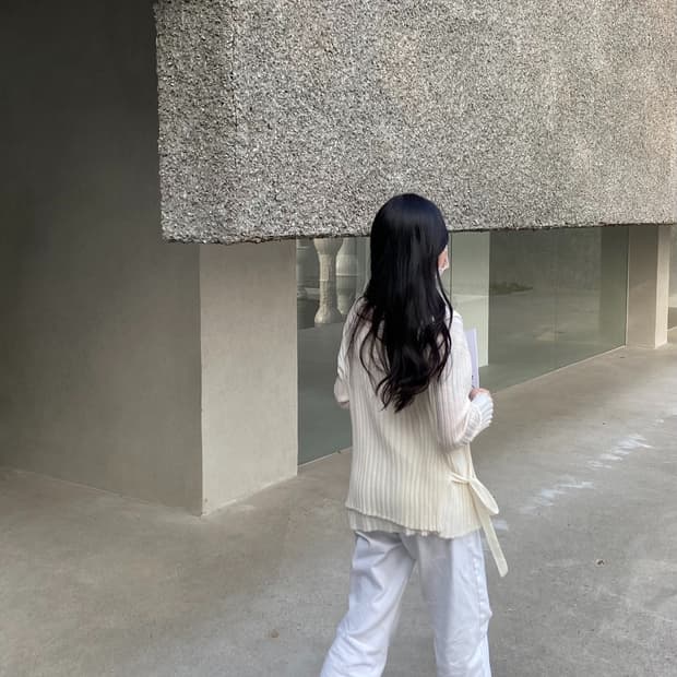 헬무트랭 니트s (착샷)