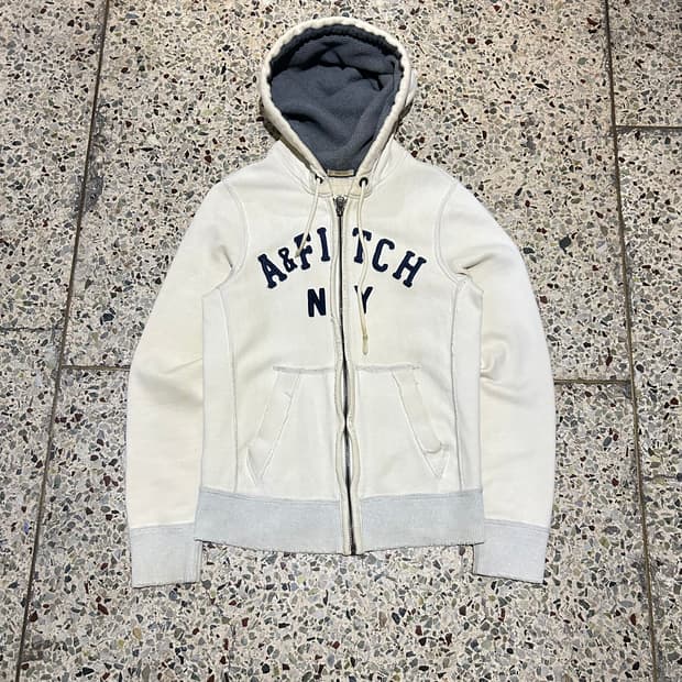 아베크롬비(Abercrombie) 화이트 후드집업