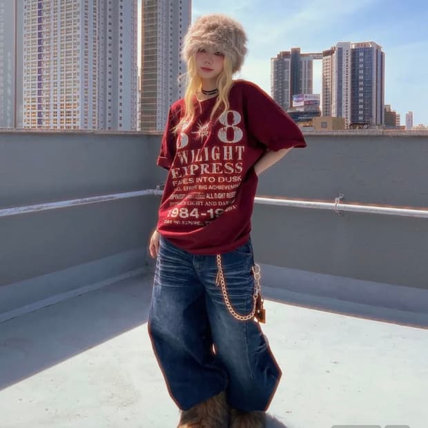 IDWS 아이돈워너셀 반팔 사이즈 2