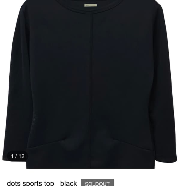 eonts 에옹쓰 dots sports top_ black
