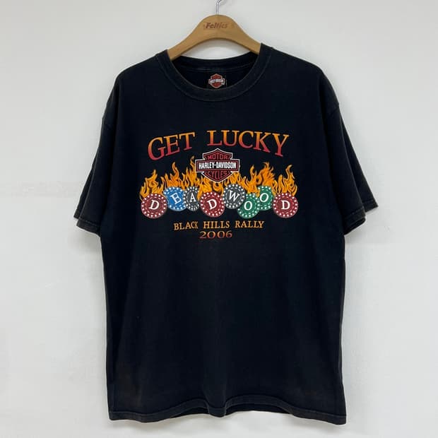 할리데이비슨(HARLEY-DAVIDSON) 블랙 힐스 랠리 반팔티셔츠 L