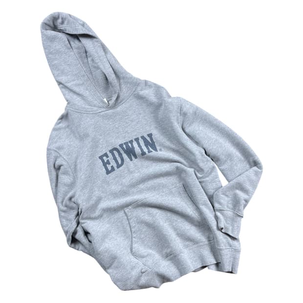 Edwin 회색 후드티 