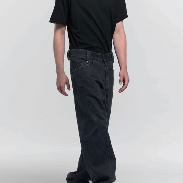 Plasticproduct Mpa drift denim pants 