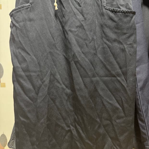 꼼데 블랙 스커트