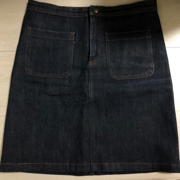 A.P.C 아페쎄 데님 미디 스커트