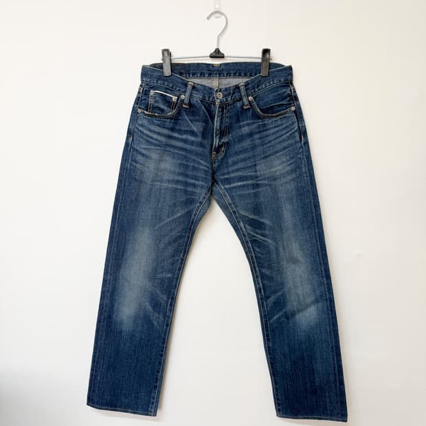 GLR 스탠다드 그린라벨 릴렉싱 워싱 데님 팬츠