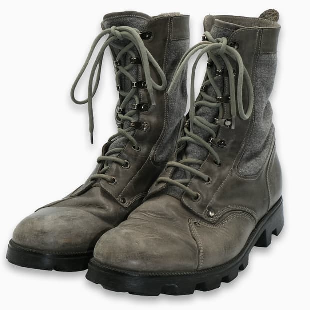 메종 마틴 마르지엘라 밀리터리 레이스업 컴뱃 부츠 43(280)