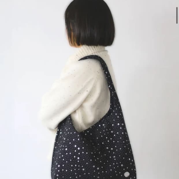 케이크 누베 호보백 L /별,도트백