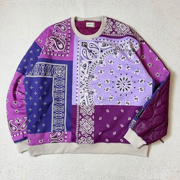 캐피탈 백 헤드 듀얼 반다나 맨투맨 PN9203