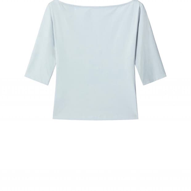 Boatneck Half Sleeve T-shirt - fog 새상품