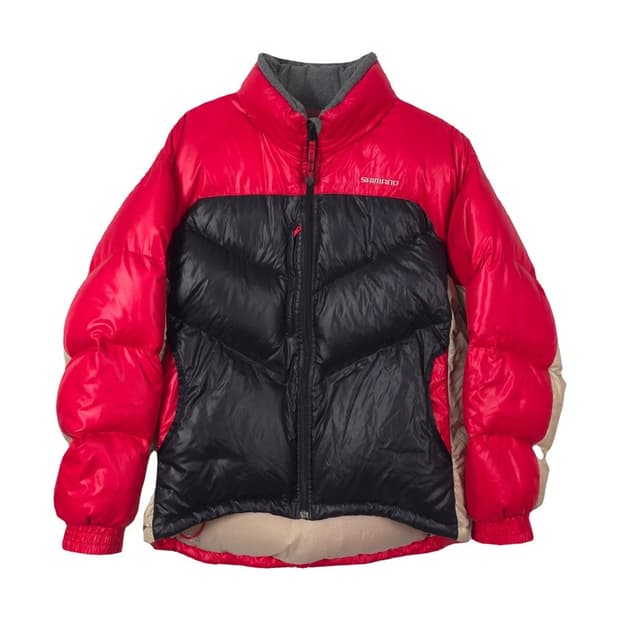 시마노 올드스쿨 고프코어 다운 자켓 L