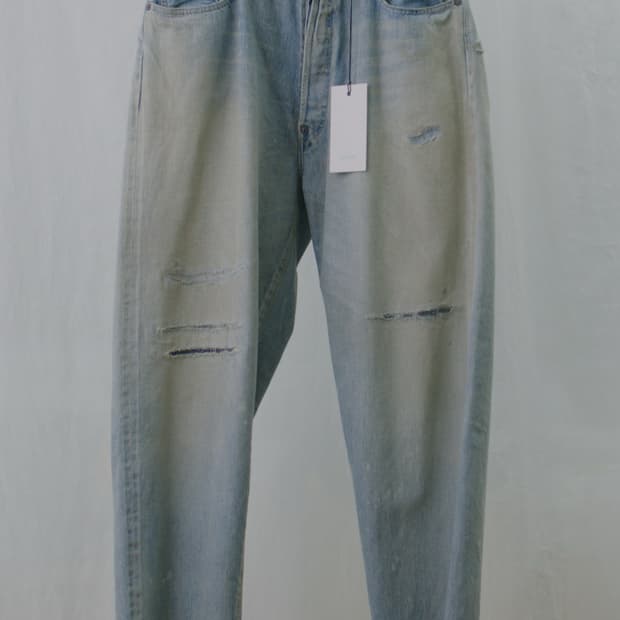 아프레쎄 블리치 데님 팬츠 34 / 32